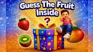 Learn Fruits With Mystery Box Game |🍓 Guess the Fruit Challenge for Kids|Mystery Box Surprise 🍍