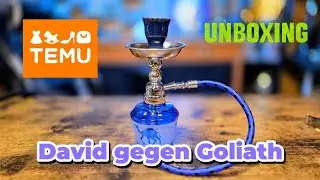 Unboxing Temu Shisha. Im vergleich mit einer Pfeife in Premium Qualit&auml;t 😂