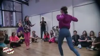 Smack'n'whacK | intensive | 10.04.2016г. Waacking beginners, Розали VS Ди