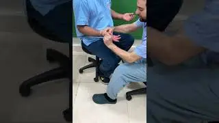 Scratch collapse test  diagnosis of peripheral #nerve #entrapment  #Carpaltunel #lacertus