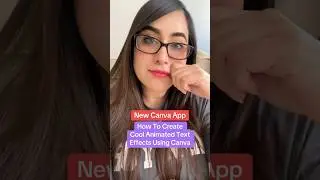 Canva Tutorial - How To Create Animated Text Using Canva To Make Your Designs Pop 🥰