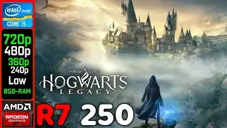 Hogwarts Legacy | AMD R7 250 2GB + i5 2500K In 2023! | 720p, Low