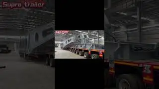 Girder Bridge Trailer#heavytransport #heavycargo #heavyequipment #transport