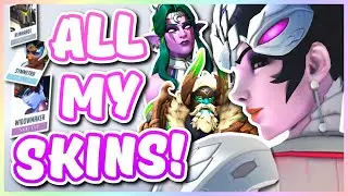 Overwatch - ALL OF SKINS AND ITEMS IN OVERWATCH (Hero Gallery Tour Part 2!)
