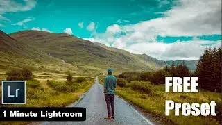 1 Minute Lightroom - Orange & Teal Look FREE Preset