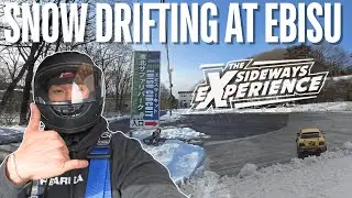 Snow Drifting at Ebisu Circuit with Sideways Experience! | Japan Vlog