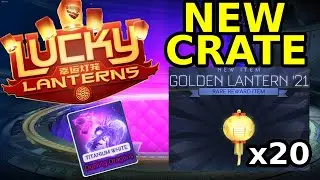 OPENING THE *NEW* GOLDEN LANTERNS 2021! | Rocket league