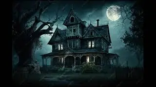old horror house with porch night|horror short video|#horror #shorts #treding #viral