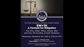 Death Penalty Mitigation by Susan Lehmann