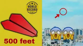 How to make amazing paper plane in 60 seconds