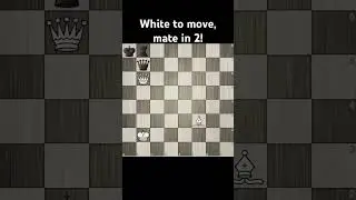''🤔♟ Checkmate in 2 Moves! 👀⏰''   #chess #easypuzzle #tricky #shorts