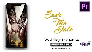 PREMIERE PRO CC 2020 | WEDDING INVITATION | SAVE THE DATE | EASY TO USE