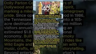 Dollywood Turns 40 &mdash; A Legacy of Heart #dollyparton #dollywood #appalachianspirit #shorts #viral