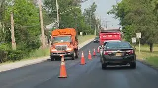 Road Work in Sullivan County, NY, Including East Broadway in Monticello