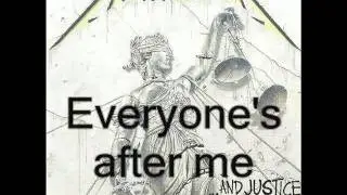 Metallica-The frayed ends of sanity (lyrics)
