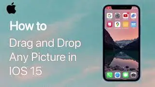How to drag and drop images in iphone #apple #iphone #ios15 #iphone13