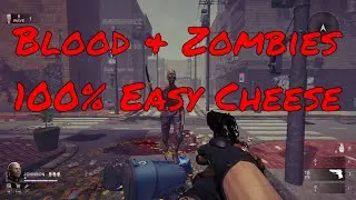Blood And Zombies 100% Achievements - SOLO EASY CHEESE