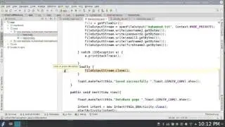 129 Android Studio internal Storage