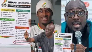CALLUM HUDSON ODOI…BLACK STARS WORLD CUP SQUAD HON.NII LANTEY VANDERPUYE SPEAKS FIFA WORLD CUP SQUAD