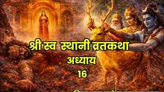 मृगरूप शिवजीको रहस्य😱 । श्री स्वस्थानी व्रतकथा अध्याय १६