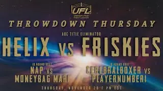 UFL: HELIX vs FRISKIES HOSTED BY BADMAN! FULL EVENT (Undisputed Boxing)