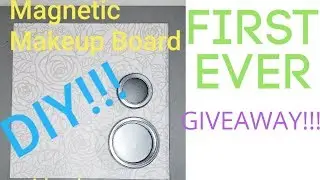 DIY Magnetic Makeup Board