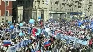 Demonstracion de 1 de mayo 2012 en Moscu / Демонстрация 1 мая 2012