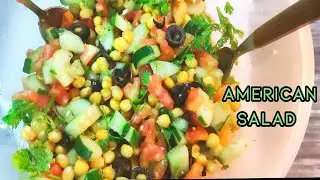 The Best American Corn Salad || Shumaila Syed Vlogs ||