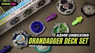 BX-20 DranDagger Deck Set in the MOST Satisfying ASMR Unboxing! #BeybladeX