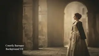 Courtly Baroque Background 7｜ Harpsichord Counterpoint, Unobtrusive