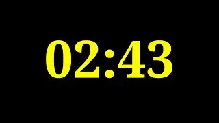 2 Minutes 43 Seconds Countdown Timer