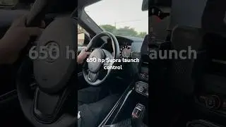 650 hp Supra launch control #toyotasupra #supra #supramk5 #mk5supra #mk5 #launch #supralaunch #fyp