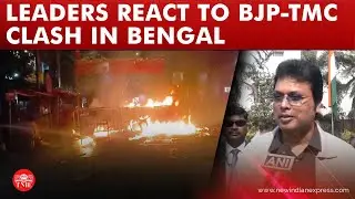 TMC, BJP supporters clash in Kolkata's Sakherbazar; makeshift rally stage set on fire