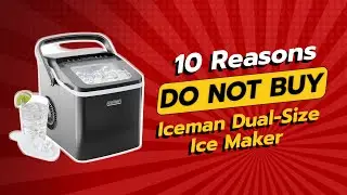 DON'T BUY ICEMAN DUAL-SIZE ICE MAKER BEFORE WATCHING THIS! ❄️🚫 (10 REASONS NOT TO)