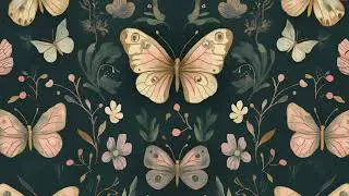 Dark Academia Butterflies Art Screensaver for Frame TV | Moody Art Mode Decor | No Music | 3 Hours