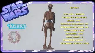 Ev -9d9   - 360 View - Star Wars Vintage Figure