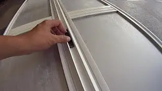 Folding door lock repair