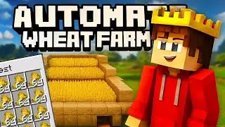 ⚙️ Building the MOST OP Semi-Automatic Wheat Farm in Minecraft!