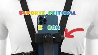 como montar suporte peitoral para celular e Gopro