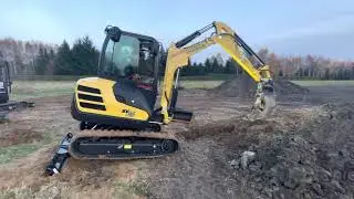 Jak głęboko wykopie Yanmar sv26 ??? Czy da radę więcej niż 3 m ???