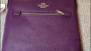 What&rsquo;s in my Coach Rowan File bag in Amethyst
