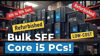 Low-Cost: Intel Core i5 4th-9th Gen Refurbished Desktops #refurbishedcomputers #desktop #onsale #pc