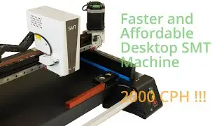 Can a low-cost desktop pick-and-place machine achieve a placement speed of 2000 CPH?