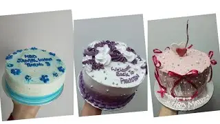 How to make mehndi cake? ☺☺#lets make all these cake in one go#vanila cake decorations#