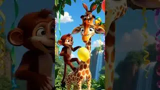 Gerry the Giraffe&rsquo;s Tall Adventure 🦒🌈 | Funny Cartoon Animal Story