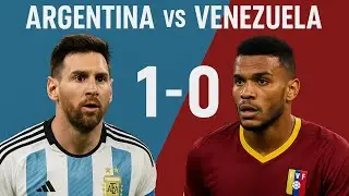 argentina vs venezuela live match today highlights