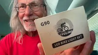 Распаковка комплекта светодиодных велосипедных фонарей G90 Cycling