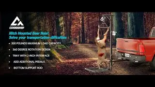 Good Choice Carry Your Loots! Truck Hitch Game Hunting Hoist with Lifting System - Amazon@Crosship