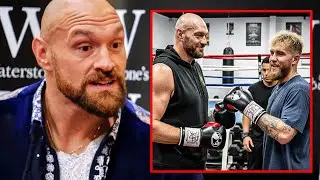 Tyson Fury JOINS Jake Paul Training Camp In Head of Anthony Joshoua