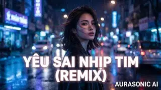 Y&Ecirc;U SAI NHỊP TIM (REMIX) | Nhạc Remix Buồn Cực Cuốn | AURASonic AI